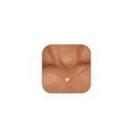 Cute Heart Necklace Dainty 18k Gold Plated Tiny Heart Pendant Choker Necklaces Small Gold Love Open Heart Chain Necklace for Women Simple Gold Necklace for Women Trendy Jewelry