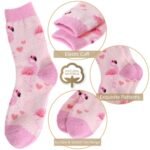 EBMORE Womens Fuzzy Socks Slipper Soft Cabin Plush Warm Fluffy Winter Sleep Cozy Adult Socks