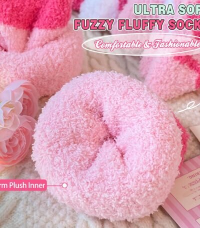 EBMORE Womens Fuzzy Socks Slipper Soft Cabin Plush Warm Fluffy Winter Sleep Cozy Adult Socks