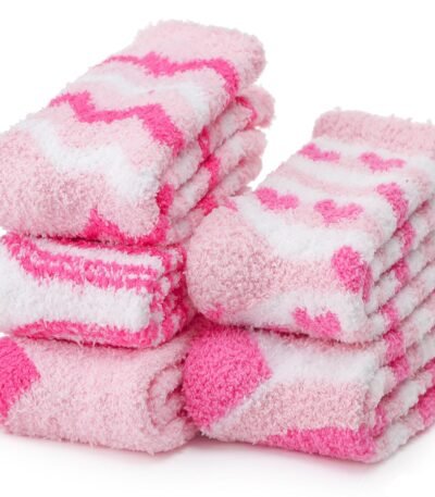 EBMORE Womens Fuzzy Socks Slipper Soft Cabin Plush Warm Fluffy Winter Sleep Cozy Adult Socks