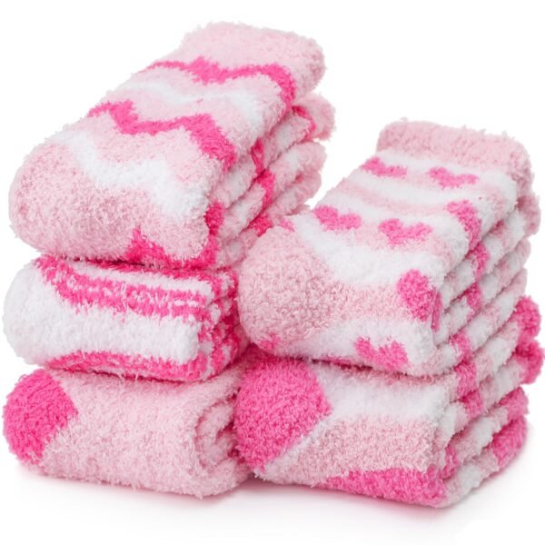 EBMORE Womens Fuzzy Socks Slipper Soft Cabin Plush Warm Fluffy Winter Sleep Cozy Adult Socks