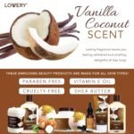 Gifts For Women Gift Basket for Women– 9 Piece Set of Vanilla Coconut Home Spa Set, Luxurious Valentines Day Gifts for Her, Bath and Body Sets Includes Fragrant Lotions, Large...