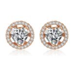 Gifts for Women Jewelry Sets, 4 Pieces Rose Gold Women's Watch Necklace Earring Bracelet Birthday Gifts for Women's Jewelry Sets for Women Gift for Wife Girlfriend Her Birthday...