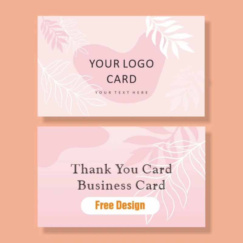 kf-A8a9540b1ac004a2f91ca9bf7bbe66278K Custom Cards Thank You Cards Custom Business Card Personalized Logo Packaging For Small Business Wedding invitation Postcards - Image 1