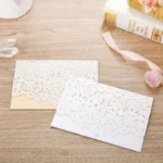 5pcs Laser Cut Flora Wedding Invitations Card Bridal Shower Cute Greeting Card Valentine's Day Wedding Birthday Party Decoration - Image 5