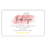 Custom Cards Thank You Cards Custom Business Card Packaging For Small Businesses Wedding invitations Postcards Personalized logo - Image 4