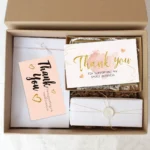 30 Pcs/pack Thank you Card Foil Gold Card Thank you For your Supporting my Small Business Card Small Shop Gift Decorative Card - Image 3