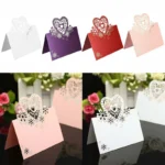 50pcs Place Cards Wedding Party Decoration Table Decor Table Name Message Greeting Card Event Party Supplies Seating Card - Image 5