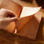 Retro Leather Joural Magic Diary Handmade Notebook With Key Travel Book Blank Paper 300 Pages Couple Gifts - Image 4