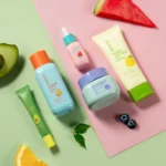QUIYUM Fruit Fresh Collection 5-Piece Skincare Set Brightening Hydrating Anti-Age Facial Care for Dry Dull Skin - Image 3
