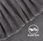 Bath Towel Set Pack of 2, (27 x 54 Inches) Microfiber Ultra Soft Highly Absorbent Bath Towel, Lightweight and Quick Drying Towel - Image 2