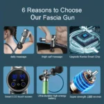 Portable Fascia Gun Vibration Massage Gun For Body Neck Back Deep Muscle Relaxation Fitness Slimming One Head - Image 4