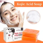 Kojic Acid Skin Care Set Anti-aging Face Cream Wrinkle Removal Facial Serum Deep Cleansing Brighten Moisturize Kojic Acid Soap - Image 2