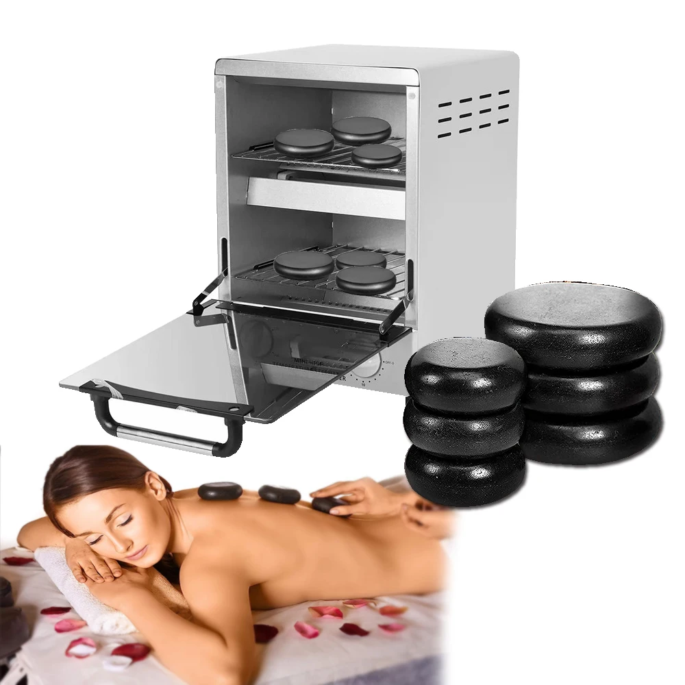 kf-S071861cba5ae4a29a6ab3e17b359bc994 Stone Heater Hot Rock Massage Stone Therapy Warmer Heating Device for Massage Shop Spa Beauty Salon Multiple Stone Treatments - Image 1