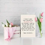 1pc, Happy anniversary card, funny anniversary congratulation card, creative wedding anniversary card for friend family couple - Image 5
