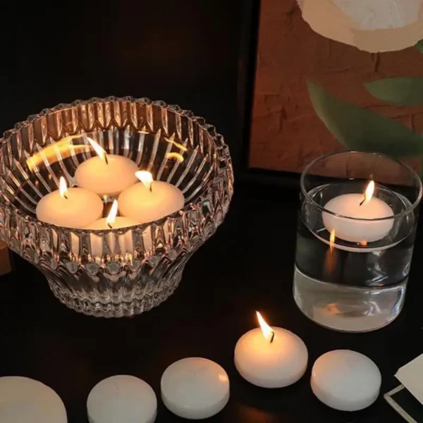 Floating Tealights Candles For Pool Party Wedding Home Bathtub Decor Supplies Romantic Confession Candlelight Dinner
