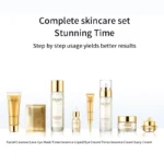 Oupe Time Peptide Gold Noblewoman Ten-Piece Set Hydrating and Moisturizing Skincare Kit Nourishing and Repairing Cosmetics Brightens Skin Tone Nourishes Skin Unisex Suitable for Sensitive Skin Deep Hydration Gift Box Essential for Autumn and Winter Facial Care Set Moisturizing and Nourishing Skincare - Image 6