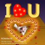 Solar Tealight Candles Waterproof Flickering LED Tea Lights Dusk To Dawn Flameless Solar Candles For Camping Home Bars Cafe Shop - Image 3