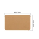100Pcs 90x54x0.3mm Kraft Paper Card Blank Business Card Message Note Thank You Card Writing Card Label Bookmark Learning Card - Image 2