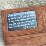 Anniversary Gifts Christmas Gifts I Love You Wallet Insert Card for Couple Husband Birthday Gifts - Image 5