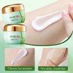 2pcs/kit BIOAQUA Aloe Vera Skin Care Sets Face Eye Cream Moisturizing Hydrating Firming Aloe Creams Face Skin Care Set - Image 4