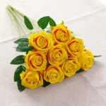 1/5/10/20pcs Roses Artificial Flowers Rose Flower Branch Artificial Red Roses Realistic Fake Rose for Wedding Home Decor - Image 17