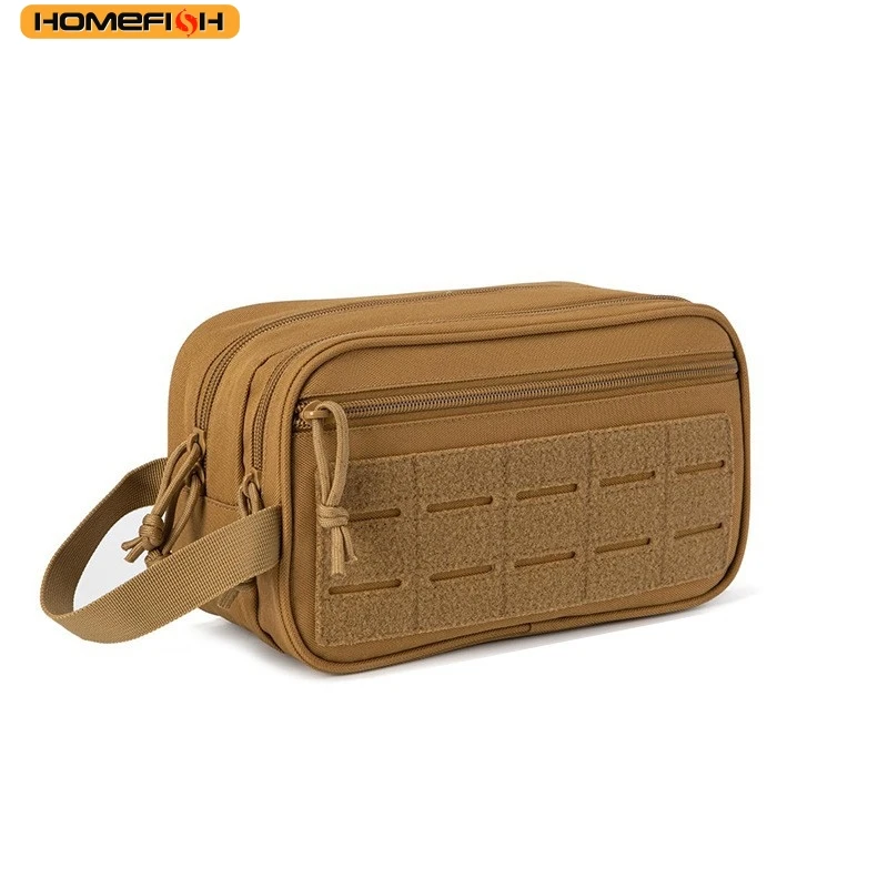 kf-S15e965818beb437dbc6ed18916b964bcr HOMEFISH Tactical Toiletry Bag For Men Hygiene Bag Tool Molle Pouches Small Dopp Kit Mens Shaving Kit Travel shower Makeup - Image 1