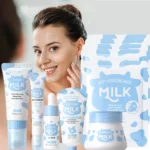 10PCS Milk Nourish Skincare Set Face&Hand Dual Care - Brightening Eye Cream BB Cream Pore Cleansing Gentle Deep Hydration Christ - Image 2