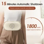 Electric Abdominal Massager Bian Stone Heat Therapy Fat Burner Anti-Cellulite Belly Shaking Remover Waist Kneading Heating Pad - Image 6