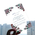 10pcs Transparent Personalized UV Print Customized PVC Card Wedding Invitation with Envelop - Image 4