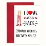 1PC, fun Valentine's Day greeting card,mischievous Valentine's Day gift card, for boyfriend/girlfriend, husband/wife, men/women' - Image 3