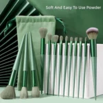 13pcs Makeup Brush Set Storage Bag Makeup Set Eye Shadow Brush Soft Makeup Brush Eye Cheek Brush Set - Image 3