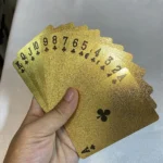 24K Gold Foil Playing Cards Deck-Perfect For Poker, Practical Jokes & Party Gifts!Christmas, Halloween, Thanksgiving Gift - Image 4