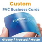 Custom PVC Business Cards Personalized Plastic Card Waterproof Cards Double Sided Custom Card for Business Personalized PVC Card