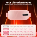 5 Modes Electric Heating Vibration Waist Massage Belt Smart Warm Palace Women Menstrual Heating Pad for for Cramps Period Relief - Image 6
