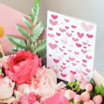 Valentine's Day Love Card Decoration Creative Romantic Heart shaped Paper Honeycomb Ball Handwritten Confession Love Letter Card - Image 5