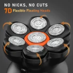 MAXGROOM 7D Head Shaver for Bald Men IXP6 Waterproof USB Rechargeable Electric Hair Trimmer Beard Floating Blade Magnetic Razor - Image 2