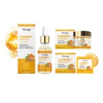Turmeric Skincare Set Body Soap Anti Acne Dark Spot Corrector Improve Dry Skin Moisturizing Face Cream Brightening Facial Serum - Image 2