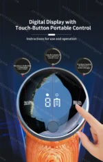 Electric Heating Bian Stone Gua Sha Massager Hot Compress Body Physiotherapy Tool Back Face Massage Warm Moxibustion Guasha Tool - Image 3