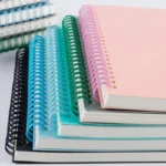 A5 Vintage Spiral Notebook, 80 Sheets/160 Pages Memo Journal Diary Notebook Spiral Design for Students Office Business