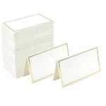 50pcs Gold foil table card wedding name guest card, seat name card - Image 5