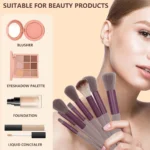 13pcs Makeup Brush Set Storage Bag Makeup Set Eye Shadow Brush Soft Makeup Brush Eye Cheek Brush Set - Image 5