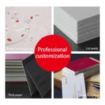 100PCS Customized Business Card Full Color Double-sided Printing Business Card 300GMG Kraft Paper Card Support Customization - Image 4