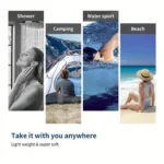 Peach Mochi Cat Towel Bath For Home Quick Drying Towels Bathroom Accessories Spa Personal Care Sauna Large Beach Gym Set Sports - Image 6