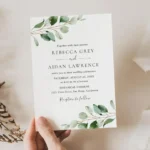 20pcs Custom Wedding Invitations Personalized, Bohemia Invitation Cards Wedding, Customizable Wedding Invitation for Country - Image 6