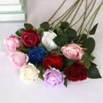 1/5/10/20pcs Roses Artificial Flowers Rose Flower Branch Artificial Red Roses Realistic Fake Rose for Wedding Home Decor - Image 9