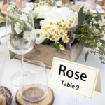 50pcs Gold foil table card wedding name guest card, seat name card - Image 2