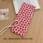 10pcs Tissue paper for gift wrapping with peach heart print Valentine's Day gift wrapping paper Festive decorations for lovers - Image 5