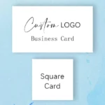 Custom Business Card Thank You Postcard Print Personalized Brand LOGO Design Baby Shower Wedding Invitation Menu Decoration DIY