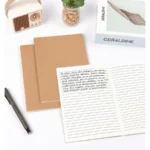 Pack A5 Ruled Lined Kraft Notebooks Bulk, Journaling Notebooks, Soft Cover Composition Notebook, 8.3x5.5 Inches 60 Pages Travel - Image 6